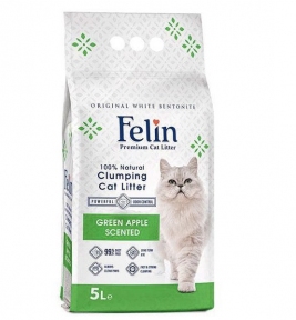 Felin наполнитель для кошек зеленое яблоко