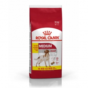 АКЦИЯ Royal Canin Medium Adult Сухой корм для собак домашняя птица 15+3 кг