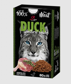 Ласощі Alpha Spirit Natural Snack Duck для котів, з качкою, 80 г