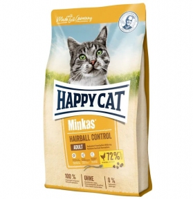 Happy Cat Minkas Hairball Control Сухий корм для котів із птахом