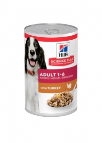 Hill's SP Adult Dog консерва для взрослых собак с индейкой 370 г
