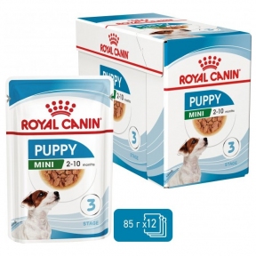 АКЦИЯ Royal Canin SHN WET XSMALL PUPPY Влажный корм для собак 9+3 по 85 г