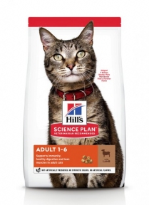 Hills SP Fel Adult L&R для взрослых кошек ягненок с рисом 0,3кг+0,3кг 60406 5 Акция 1+1