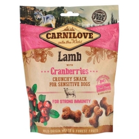 Лакомство Carnilove Lamb with Cranberries для собак с ягненком и клюквой 200 г