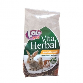 Lolopets корм herbal для грызунов овощная грядка 100 г 74101