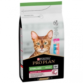 Pro Plan Sterilised Cod & Trout корм для стерилизованных котов с треской и форелью