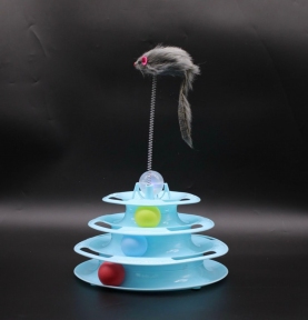 Іграшка для кота Track 3 рівня світиться м'яч 25*16 084-01