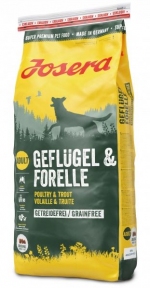 Josera Geflügel & Forelle Сухой беззерновой корм для собак 15 кг