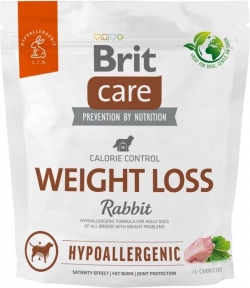 Brit Care Dog Hypoallergenic Weight Loss гипоаллергенный корм для собак с лишним весом с кроликом 1 кг