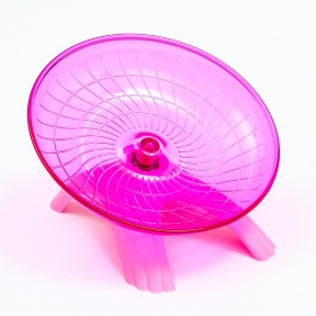 Центрифуга игрушка для грызунов розовая 18х18х11 см RJ196