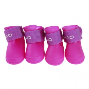 Ботинки для собак силиконовые Фиолетовые