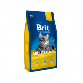Brit Premium для взрослых кошек с лососем Adult Salmon 1,5 кг 513123