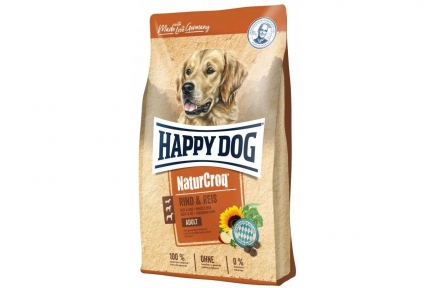 Happy Dog NaturCroq RIND & REIS Сухой корм для собак всех пород с говядиной и рисом