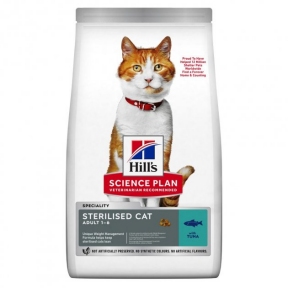 Hills SP FEL Adult Sterilised Cat для взрослых стерилизованных кошек с тунцом 1,5кг 607282