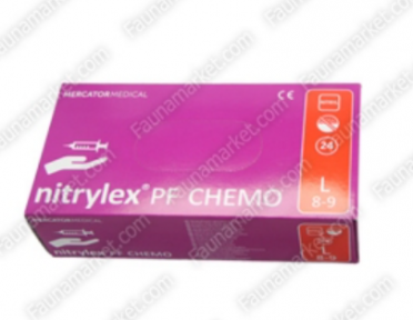 Перчатки нестерильные нитриловые XL №100 – одноразовое защитное средство для рук во время ветеринарных и медицинских процедур.