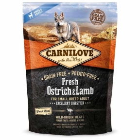 Carnilove Fresh Small Breed Dogs зі страусом та ягням сухий корм  собак малих порід 1.5 кг
