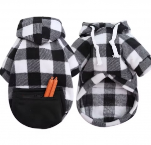 Худи в клетку белый, 5XL