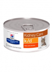 Hills PD Feline k/d 156г консерва при хронической болезни почек у кошек