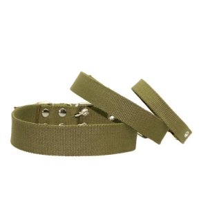 Нашийник для собак брезент одинарний, економ