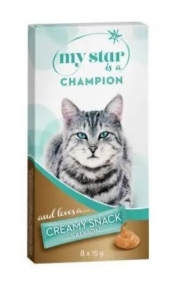 My Star Creamy Champion стики для котов лосось 8*15 гр.