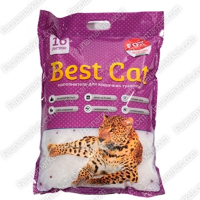 Best Cat Purple Lawanda силикагелевый наполнитель с ароматом лаванды