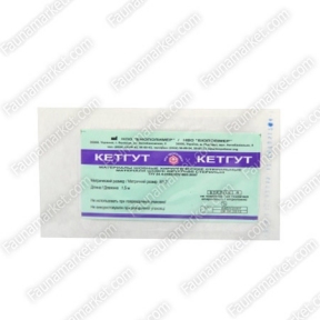 Кетгут - шовный материал стерильный 1,5м
