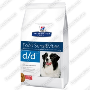 Hills PD Canine D/D с лососем и рисом при пищевой аллергии