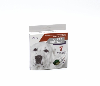 Ошейник Ультра Протект, противопаразитарный для собак, 70 см
