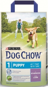 Dog Chow 14кг для щенков ягнёнок