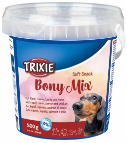 Bony Mix — мягкое лакомство для собак с разными вкусами, Трикси 31496