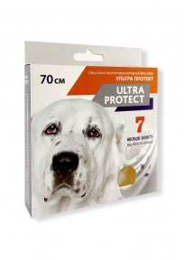 Ultra Protect — противопаразитарный ошейник для собак 70 см, Palladium
