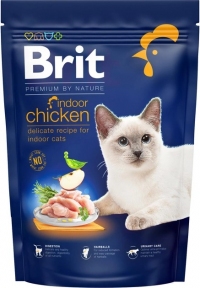 Brit Premium by Nature Cat Indoor Сухой корм для кошек, живущих в помещении с курицей