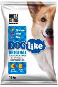 Dog Like Original курка / яловичина для собак 10кг