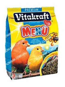 Корм для канарок з медом Menu 500гр, Vitacraft