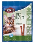 Quadro-Sticks — лакомство для кошек птица/печень в виде палочек, Трикси 42724