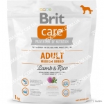 Brit Care M Adult с ягненком и рисом (для собак весом 10-25кг)