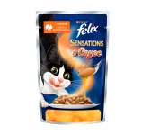 Felix (Феликс) консервы для кошек индейка с беконом в соусе