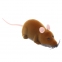Мышь на радиоуправлении коричневая с пультом 28 х 6 см