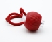 Мяч-веревка интерактивный красный, 5 см